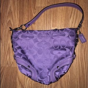 Purple y2k Vintage mini coach bag
